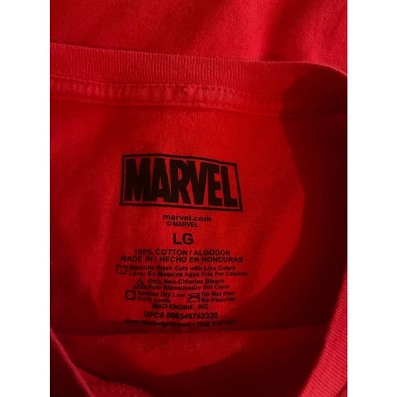 Marvel Deadpool Graphic T-shirt- Size Large - Picture 3 of 3